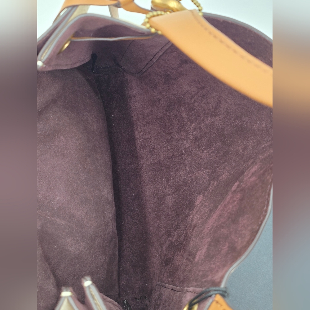 🔥NWT🔥 Coach 1941 Glovetanned Leather Harmony Hobo In Colorblock - Picture 9 of 14